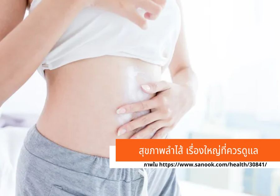 สุขภาพลำไส้เรื่องใหญ่ที่ควรดูแล